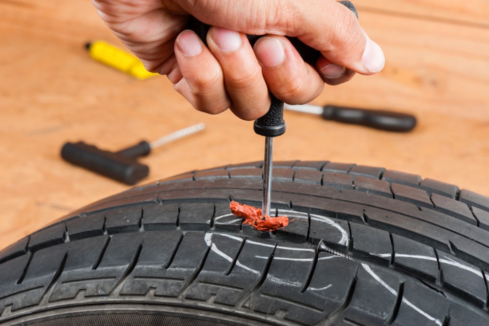 Flat tyre deals repair near me